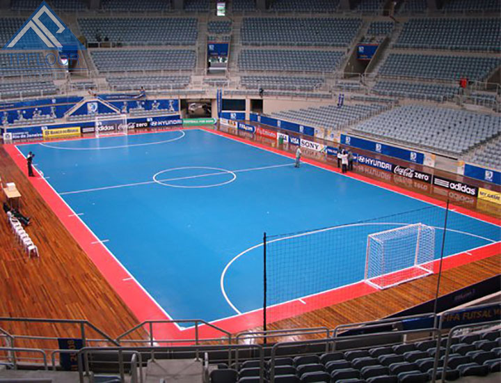 Sàn Vinyl thể thao sân bóng Futsal