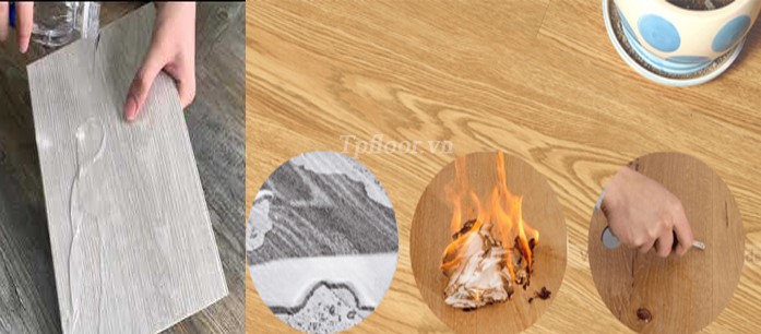 Sàn nhựa giả gỗ Chống ẩm, chống nước, chống nấm mốc, chống cháy